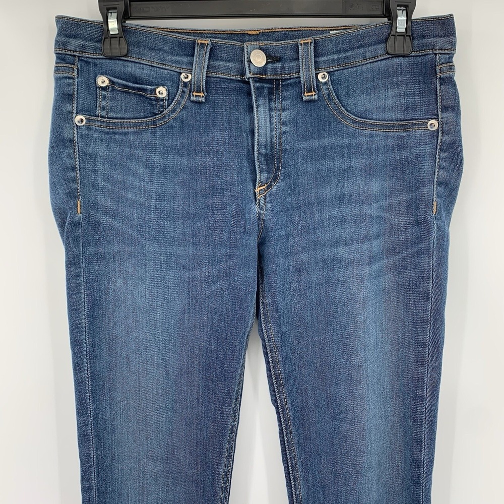 Rag & Bone Jeans Women 28 Blue Hague Skinny W1502K089HAU Stretch Denim USA